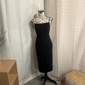 Hello Molly Black Backless Sleeveless Dress